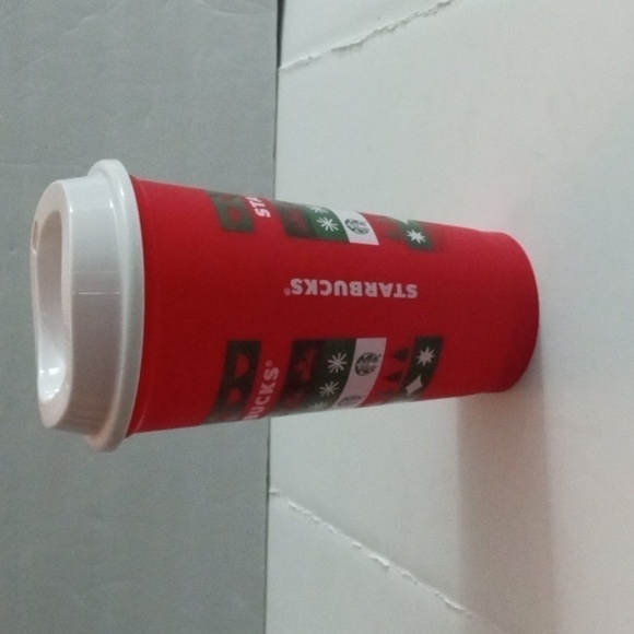 Starbucks 2020 Ugly Sweather Christmas Tumbler 16oz, preowned - Picture 2 of 5